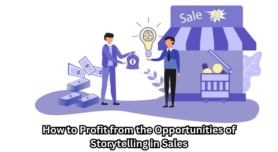 Business professional delivering a captivating sales story - leveraging storytelling in sales strategy.