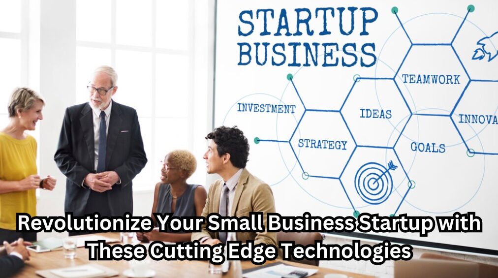 Innovative small business startup using cutting-edge technology for growth.